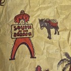 Vintage South Of The Border Paper Shopping Bag 12    15  Pedro Souvenir Carolina