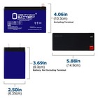 Mighty Max 12v  9ah  Gel  Nb Replaces Generac Generators 005747-3 - 8 Pack