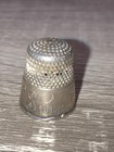 Salem Witch 1692 Sterling Silver Sewing Tailors Thimble Very Rare Halloween Cat 