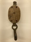 Antique Anvil Brand Wood Block   Tackle Pulley