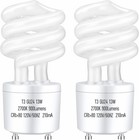 Gu24 13watt 2700k 900lm Cfl Light Bulbs  T3 Spiral Gu24 Base 2 Prong 60w Equi   