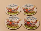 1983 Kellogg s Rice Krispies Snap Crackle Pop Vintage Metal Tin Plate Set Of 4