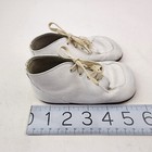Vintage Buster Brown Baby Shoes Size 5 1 2 White  Leather High Top Lace Up