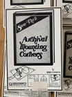 Vintage Nos Archival See Thru University Photo Mounting Corners 7 8    Lot Of 500