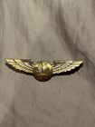 Gold Toned American Airlines Wings  Aa Flight Crew Uniform Pin