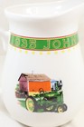 John Deere Tractor Collectible Ceramic Pitcher 1935 Model B 7 5  Tall 2 Liter