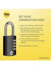 10 Pack Yale Combination Padlock  bulk Order 