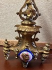 Pair Of Antique Candelabra Ormolu Brass Bronze  French One Damage