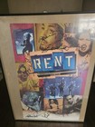 Rent Window Card Poster Signed Full Original  - Very Rare 