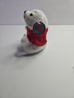 Coke Coca Cola 1997 Bean Bag Plush Polar Bear With Bottle And Red Shirt 6 