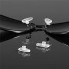 8 Pairs 15mm Air Cushion Silicone Nose Pads  Anti-slip Push-in For Eyeglasses