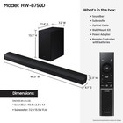 Samsung Hw-b750d za 5 1 Ch Soundbar And Subwoofer W  Dolby Audio - 2025 Model