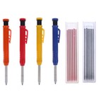 Carpenter Pencil Built-in Sharpener Construction Line Drawing Marker Supplies