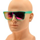 Polarized Trendy Aviator Style Sunglasses For Men Woman Mirrored One Piece Lens