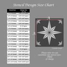 Square - Design 2 - Reusable Pattern Stencil - High Quality Strong 350 Microns