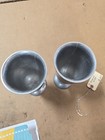 2 Vintage Wilton Armetale Rwp Pewter Plough Tavern 7  Wine Water Goblets Usa