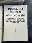 Rattle Viper Sperm Inciense   Incienso Esperma De V  bora Caja 1y2  2 Pack   