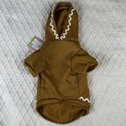 Pet Hoodie Gingerbread Man Pet Costume Pet Clothes Dog Christmas Sweater