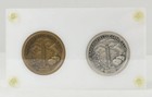 1963 Bakersfield California Centennial Medal Token Silver   Bronze Vtg Coin Club