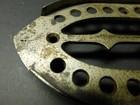Vintage Cast Iron Footed Sad Iron Trivet --