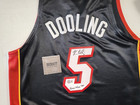 Keyon Dooling Heat Signed Game Used 2004 Blk Jersey Beckett Authenticated Sz 48