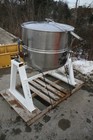 Stainless Steel Tilting Kettle Kdl-80t  80 Gallon  34 x28  Mounted On Stand