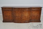 68966  Italian Burl Walnut Long Sideboard Credenza