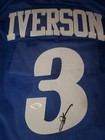 Allen Iverson Autographed Philadelphia 76ers Custom Jersey Jsa Coa