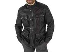 Men s Genuine Leather Military Style Cowhide Skin Vintage Jacket Buttoned Coat