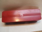 Vintage 1950s Atbco Brand Red Plastic Sandwich food Box -good Condition 