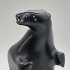 Vintage 1992 Inuit Soapstone Polar Bear Carving Sculpture Signed Evie Took 7 5 