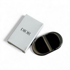 Dior Beauty Cd Logo Dual Mirror Phone Ring Metal Holder Stand- 3m - Silver black