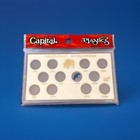 Capital Plastic Holder Display Case Us Buffalo Nickel Coins 1934-1938d White