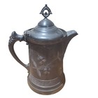 19th Century American Antique Silver Plate Style Pitcher Collector Vintage Old
