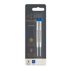 Parker Refill For Retractable Gel Ink Roller Ball Pack Of 2  Blue