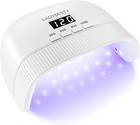 Uv Led Nail Lamp 30 Beads Nail Dryer With Lcd Display 4 Timer Fast Dry White