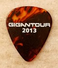 Megadeth - Authentic And Original  gigantour 2013  Official Tour Guitar Pick