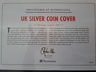 Bond 007 Uk Sterling Silver Coin Cover     Limited Edition 500  serial No  071 