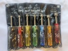 Vintage Nut Driver Set Nos 7pcs  Heavy Duty  5 32  - 3 8    No 44962a