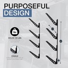 Storeyourboard Adjustable Wakeboard Storage Rack  4 Board Wall Mount Display