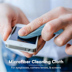 Care Touch Eyeglass Cleaning Cloth - 12 Pack Of Microfiber Cleaning Cloth For Gl