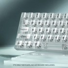 Hitime Xvx Clear Keycaps  White Transparent Keycaps 60 65 75 100 