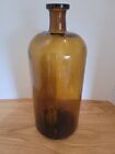 Antique Vintage Amber Glass Apothecary Medicine 14 bottle 