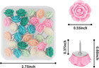Push Pins For Cork Board -  30pcs Decorative Push Pins With Case  Cute Thumb Tac