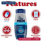 Nair Men Hair Removal Body Cream  12 Ounce  pack Of 2 