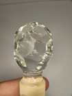 Vintage Glass Bottle Stopper Only Faceted Replacement Decanter Cruet  3  Clear