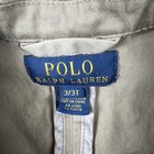 Polo Ralph Lauren Blazer Boys 3t Beige Cotton Notch Lapel Khaki Suit Jacket