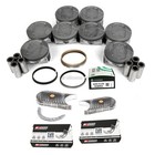 Pistons W  Rings Fit 08-11 Dodge Chrysler Mitsubishi 4 7l Sohc 16v