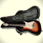 Black Locking Hard-shell Electric Guitar Case For Strats  Strat Style Guitars