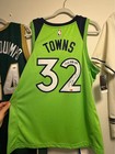 Karl Anthony Towns Signed Auto Jersey 2016 Roy Knicks Wolves